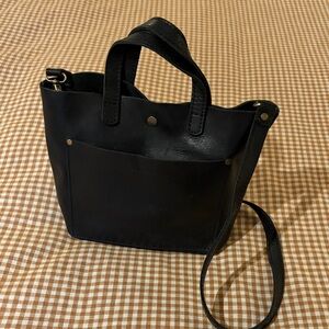Portland Leather Goods mini Crossbody Tote Bag
